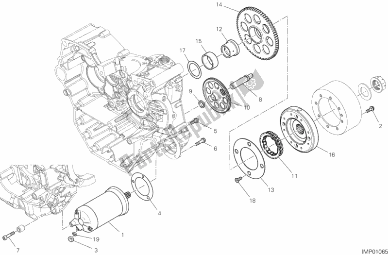 All parts for the Electric Starting And Ignition of the Ducati Supersport Thailand 950 2018
